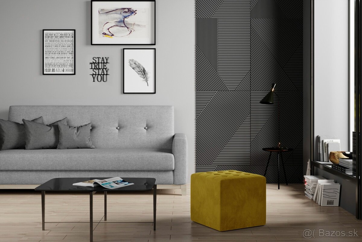 Taburetka Eltap Nolla - zlatá - 3