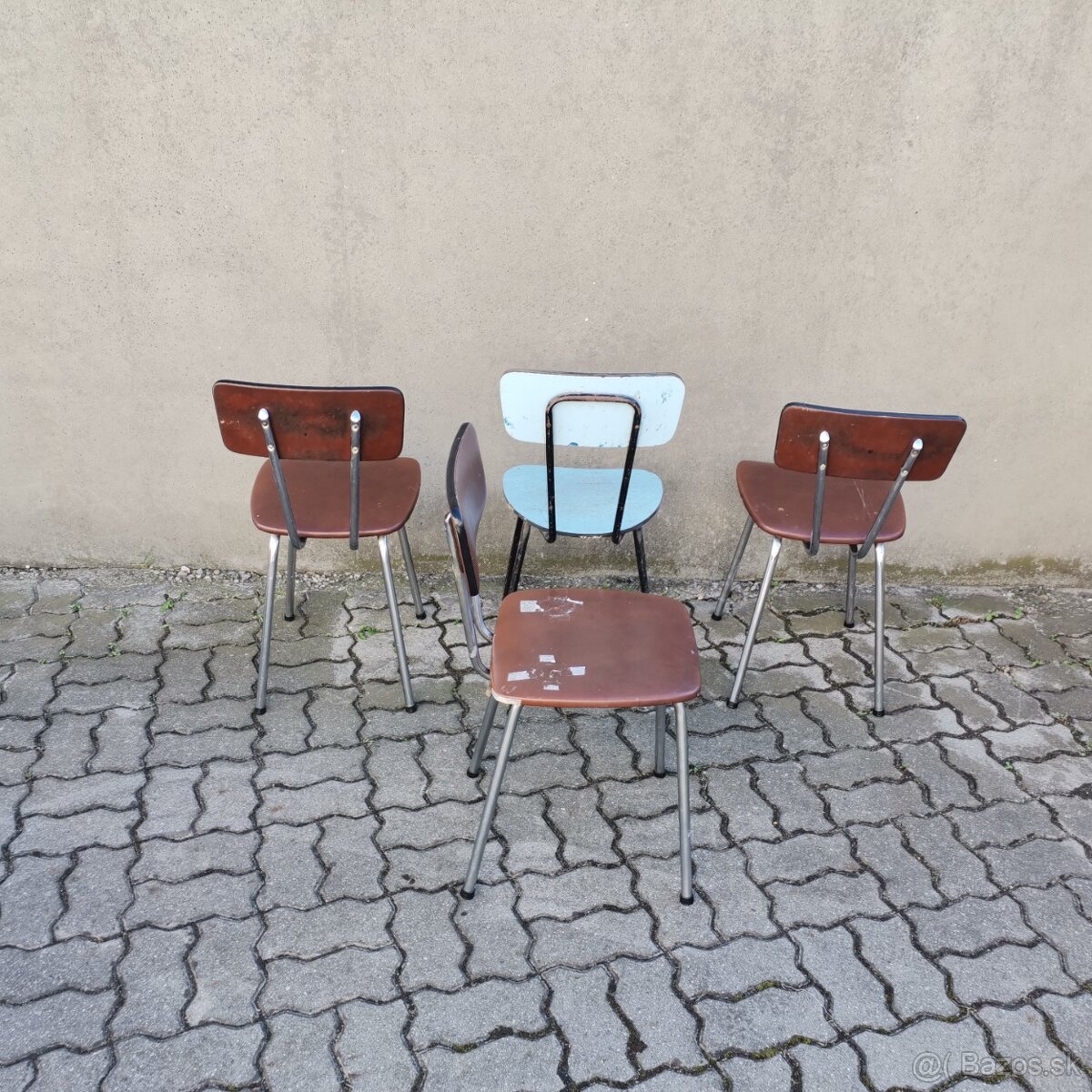 Retro stoličky kovové Vintage - 3