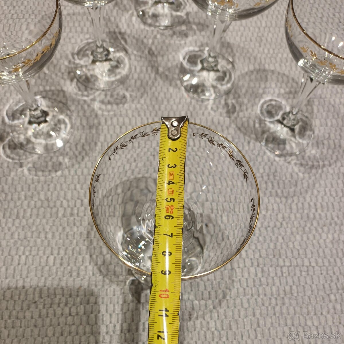 Sklenené poháre na stopke - 3