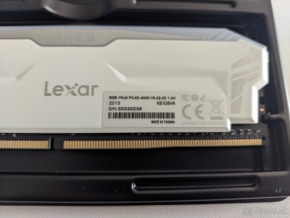 Lexar ARES RGB DDR4 16GB KIT (2x8) 4000MHz CL18 - 3