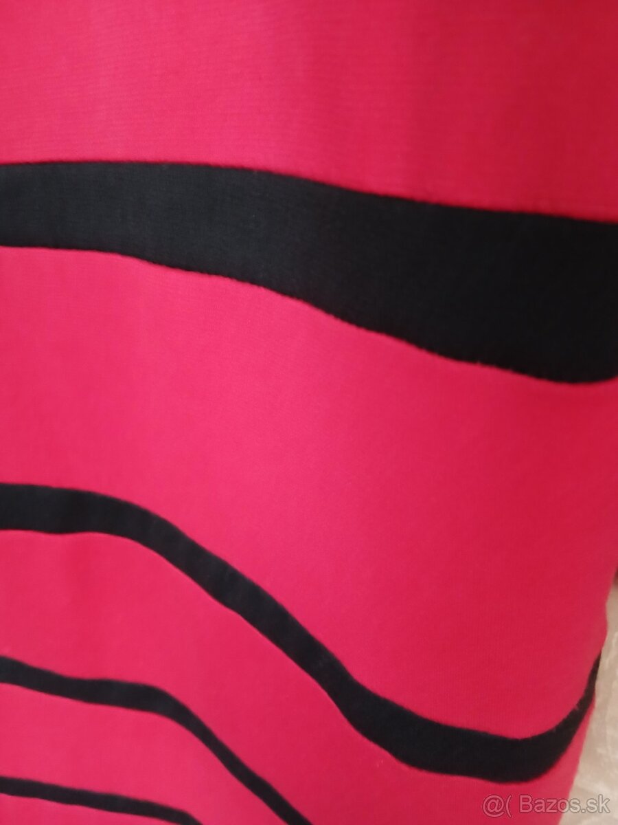 Damske červené šaty dlhý rukav - 3