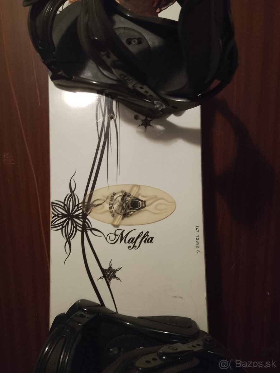 147 cm snowboard WESTIGE Maffia s viazanim - 3
