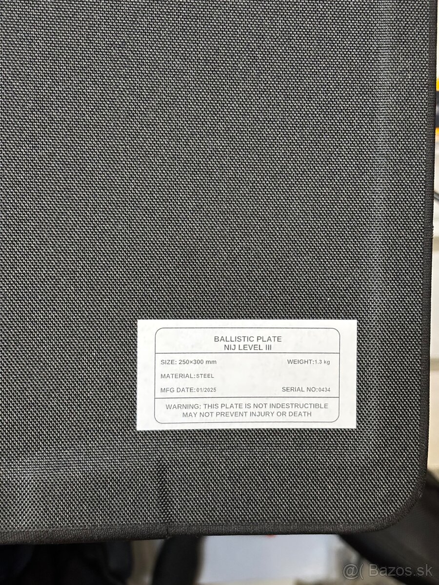 Balistické pláty 3A - 3