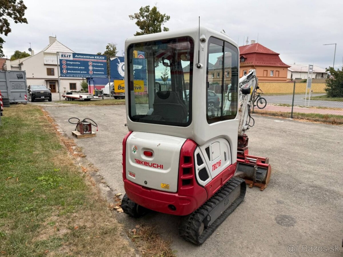 TAKEUCHI TB 216 - RV 2021 - servis VLW - powertilt - 3