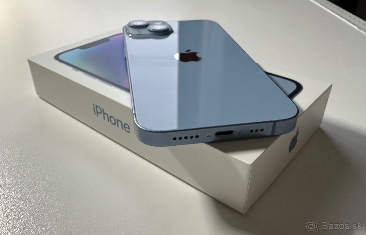 Apple iPhone 14 128GB – modrý – výborný stav - 3