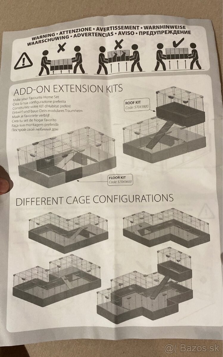 Klietka pre zajačika/ morča - 3