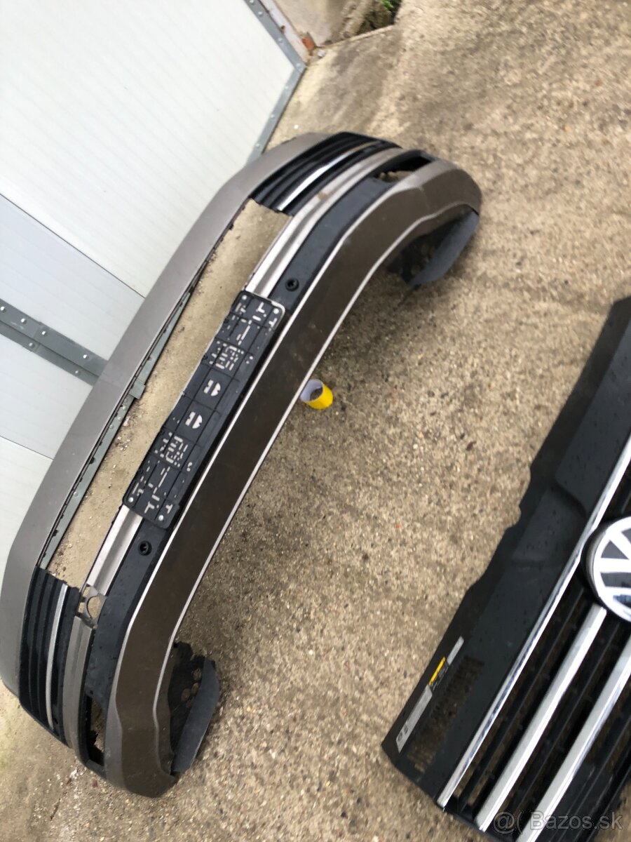 predni naraznik vw t6 15-19 maska mrizky - 3