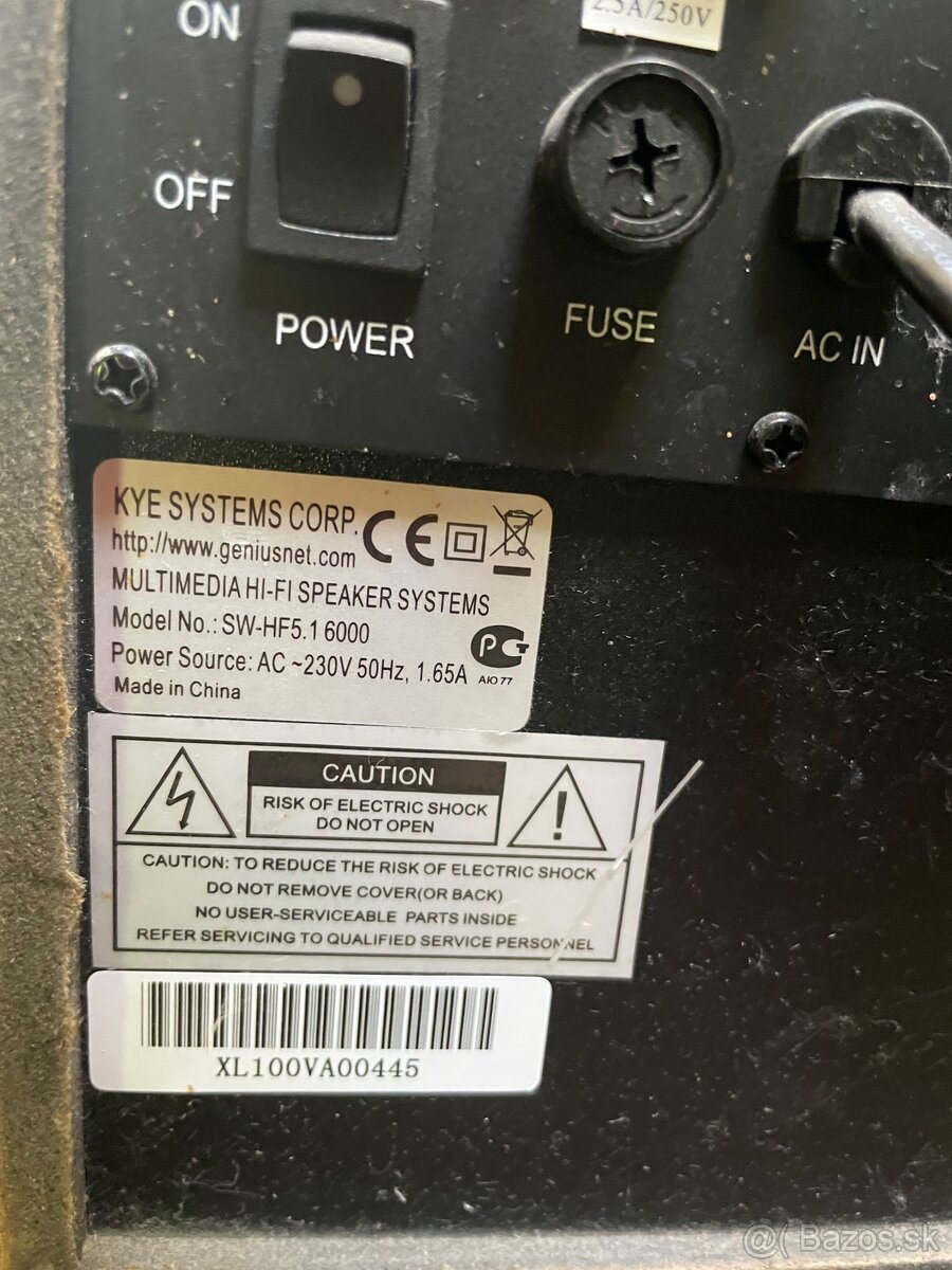 Genius 5.1+ subwoofer - 3