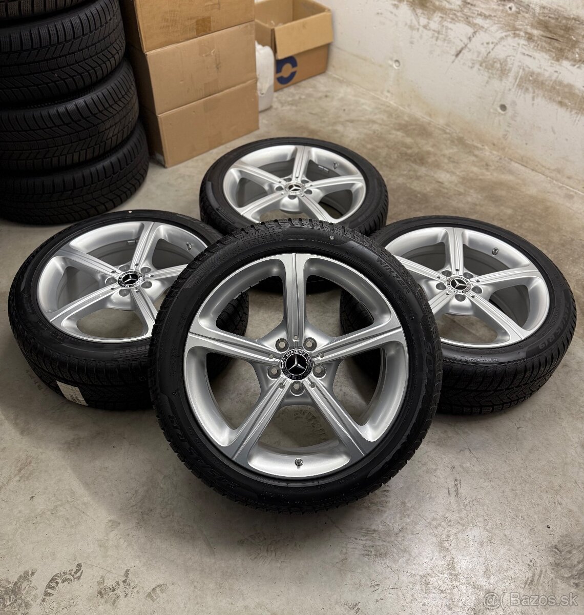 Nepoužitá zimná sada 5x112 R19 , 245/40/19 Mercedes Benz CLS - 3