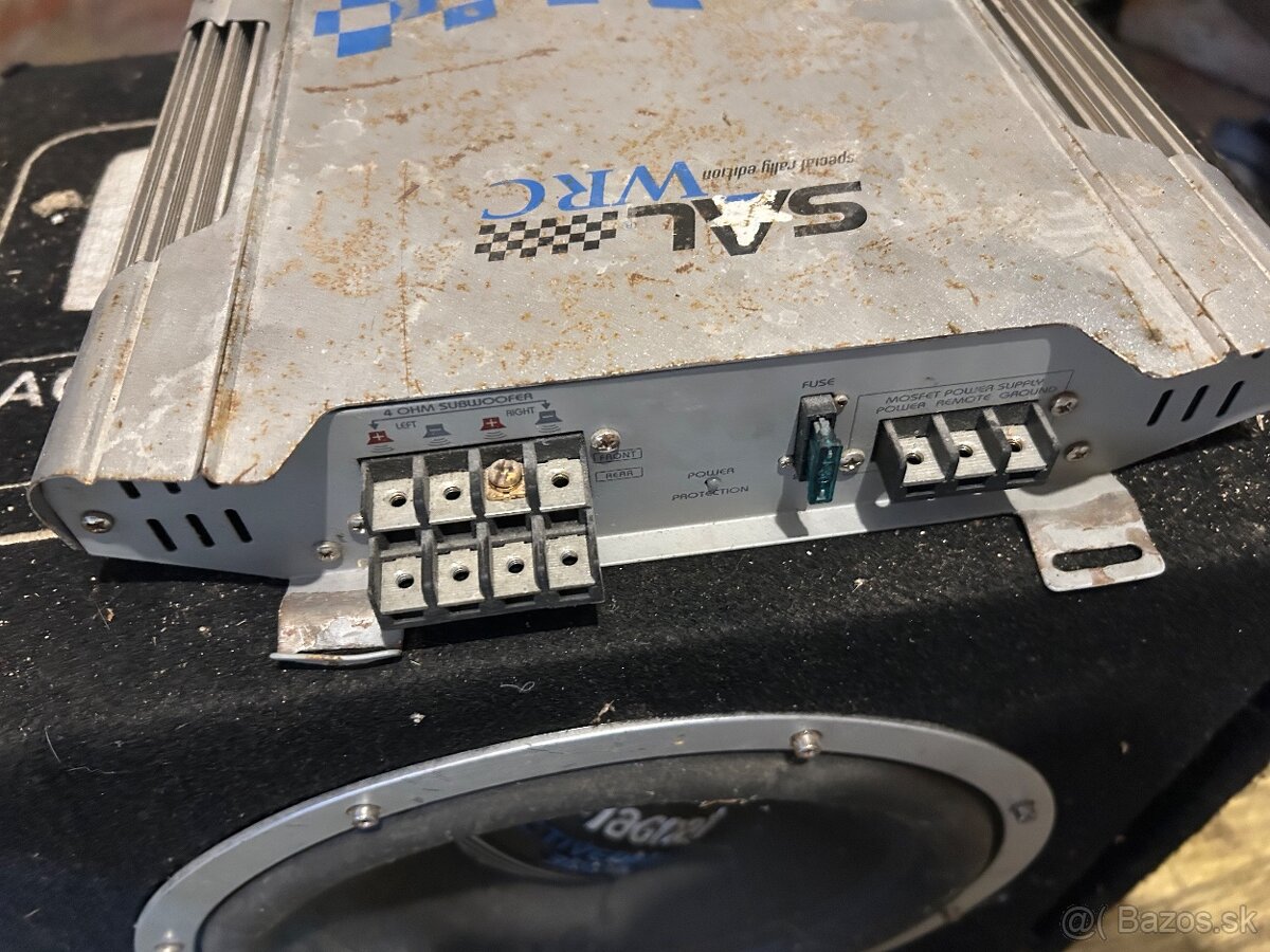 Subwoofer + zosilňovač - 3