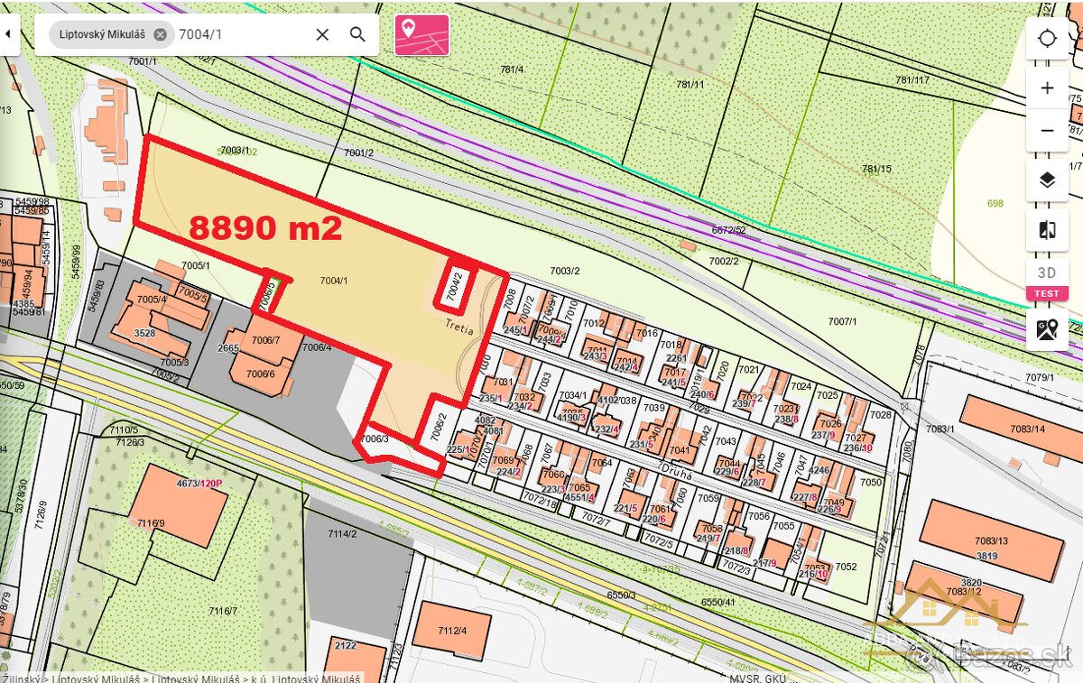 Stavebný pozemok v Liptovskom Mikuláši - 3