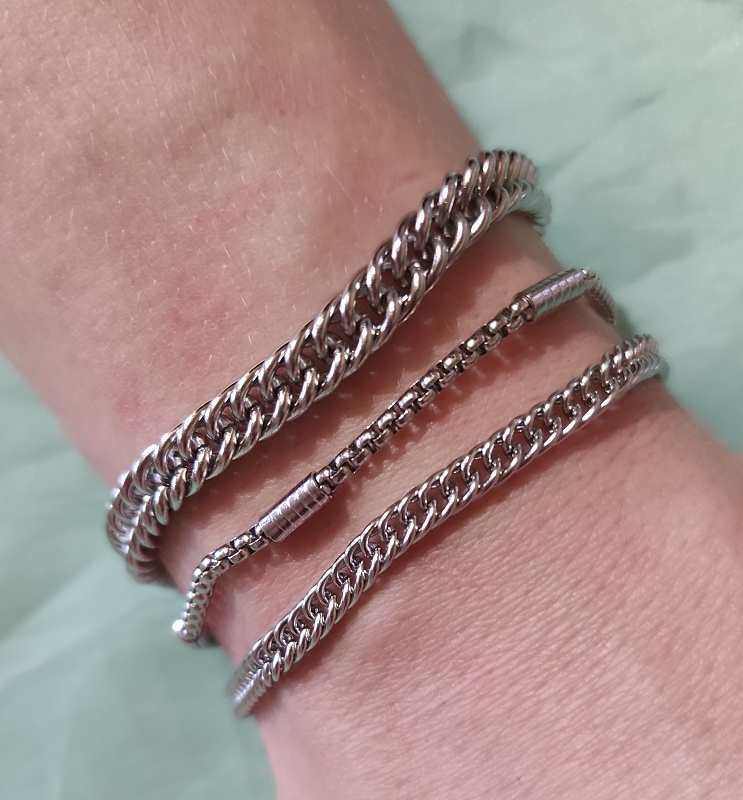 pánske náramky chir.ocel 3 ks - 3