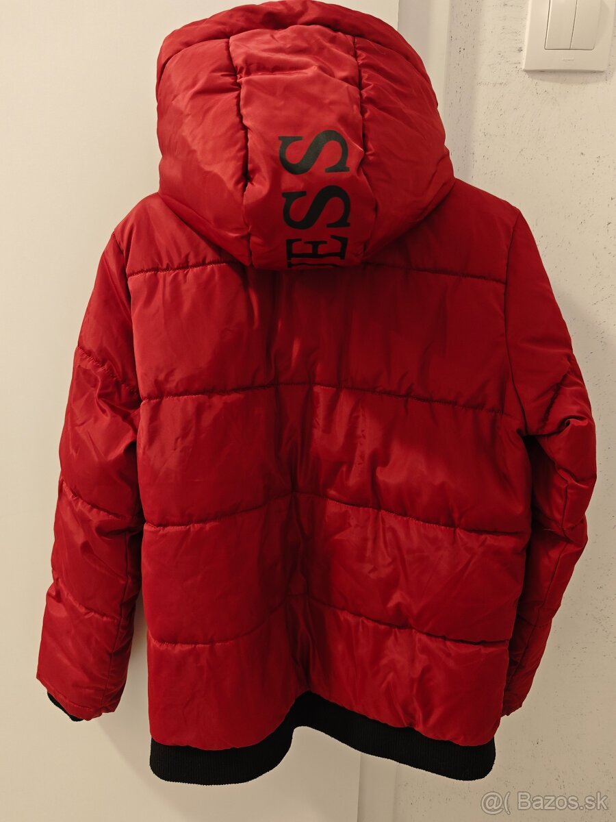 Guess chlapčenská bunda bordova - 3