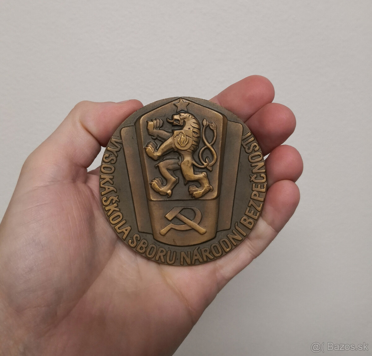 Plaketa - vysoká škola SNB - II fakulta - 3