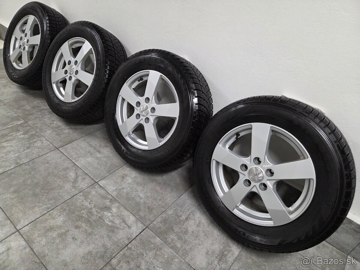 ‼️Alu disky DEZENT 16" +❄️zimné pneu FIRESTONE 215/65 R16 - 3