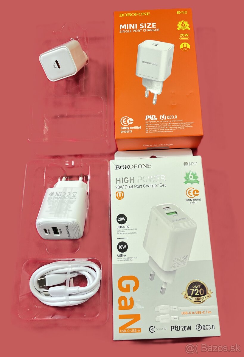 Rýchlonabíjačky 20W - 3
