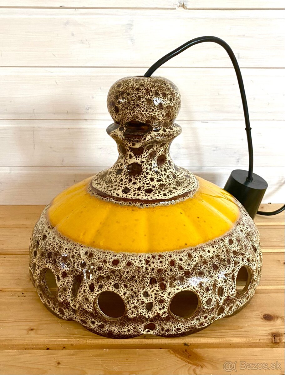 Starý keramický lustr - 3
