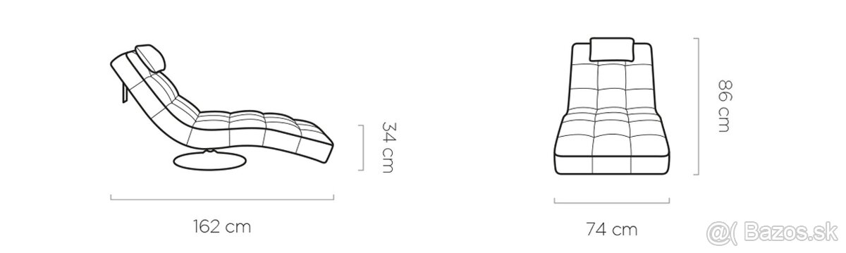 Predám kreslo-lehátko ,nové - 3