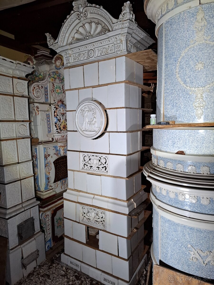 Kachlova pec starožitná - 3