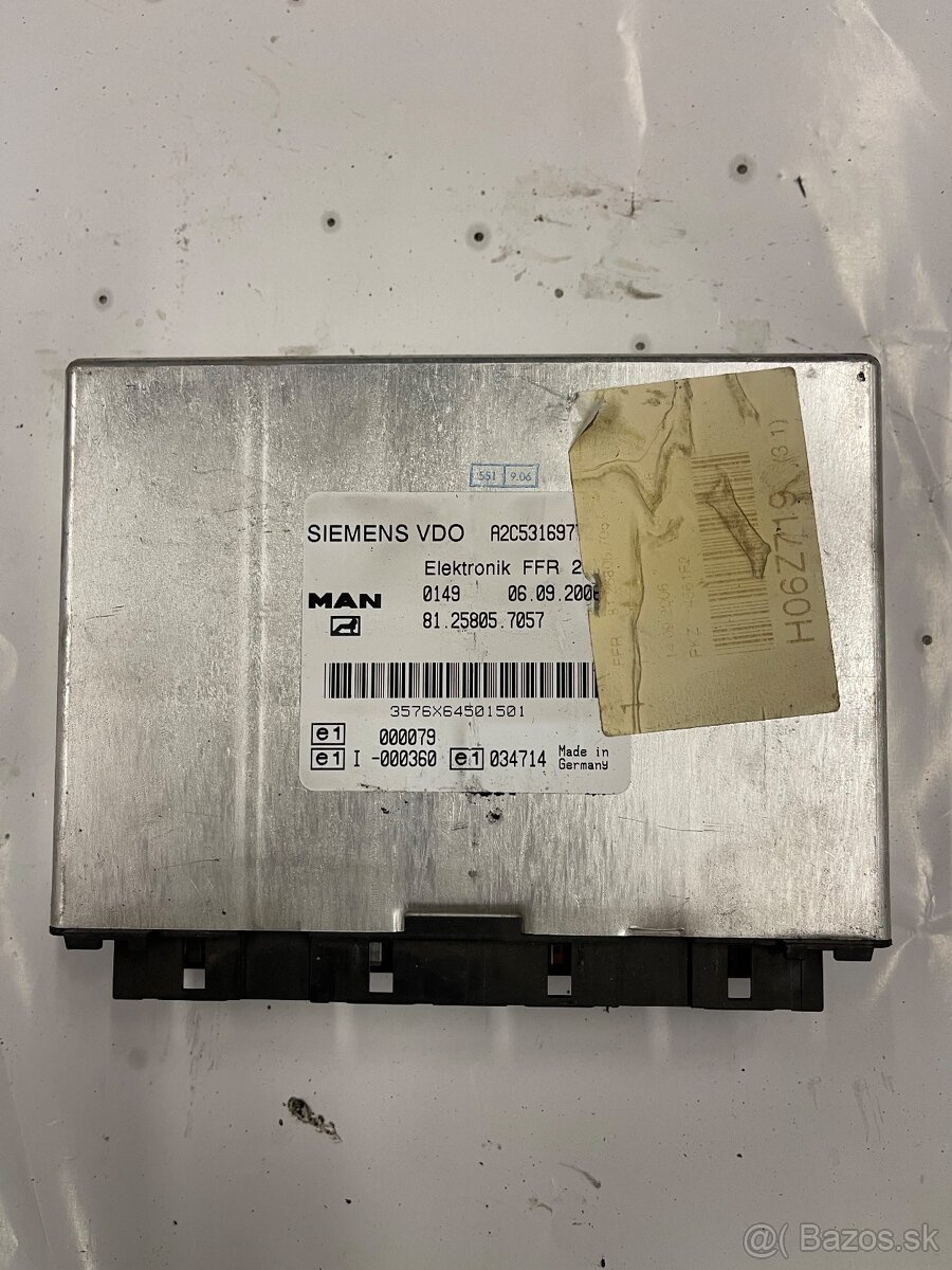 MAN TGA TGX jednotka Siemens VDO - 3