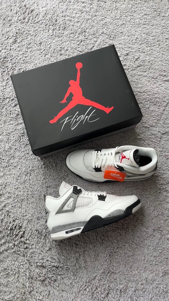 Air Jordan 4 Retro White Cement - 3
