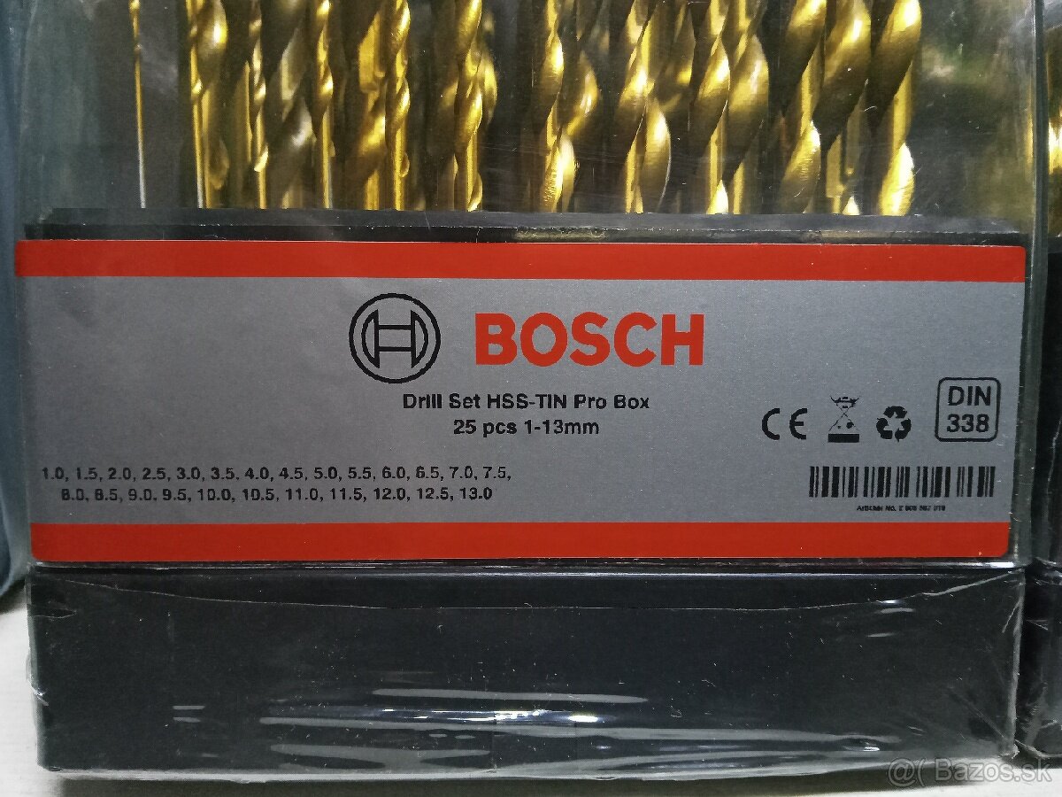 Sada vrtáků HSS-Tin Bosch - 3
