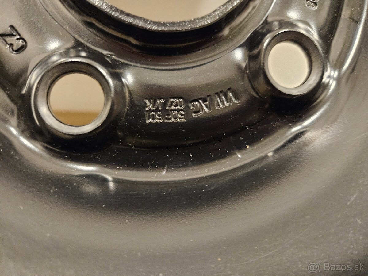 Originálne plechové disky VW - 5x112 r17 - 3