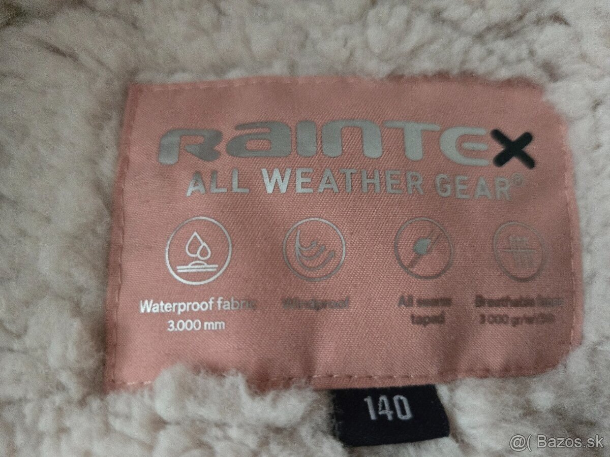 Dievčenská bunda veľ.140 RAINTEX - 3
