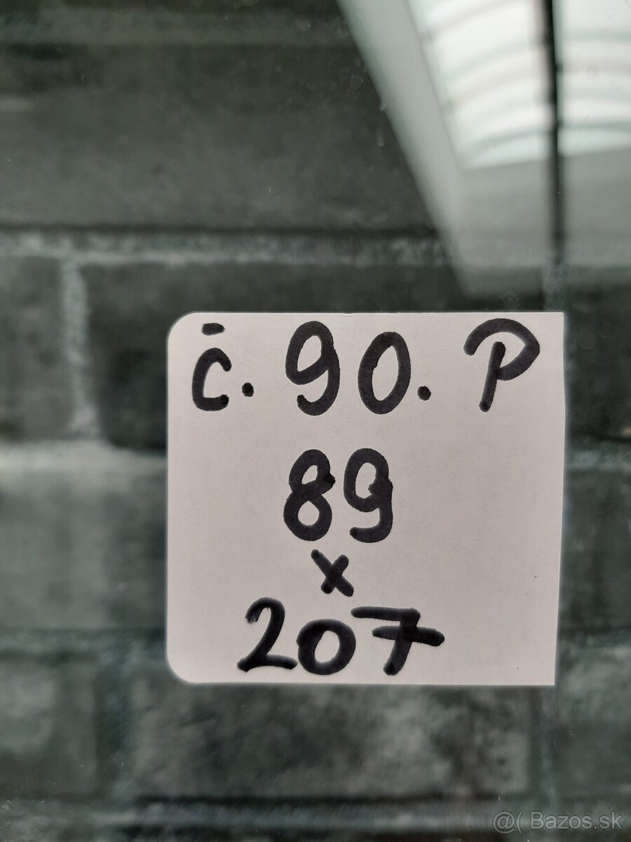 Plastové dvere Č. 90 P - 3