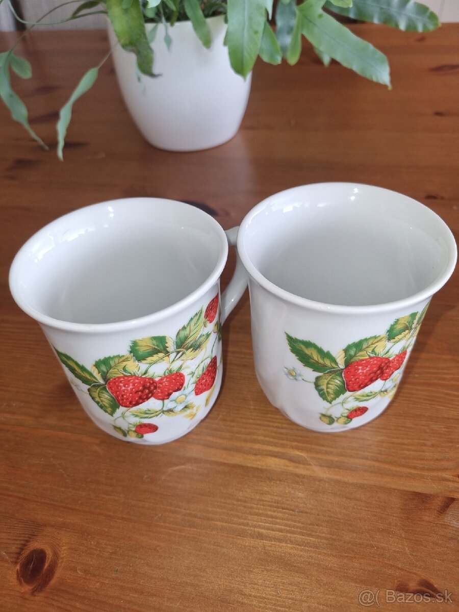 Hrnčeky jahôdky Czechoslovakia 250 ml - 3