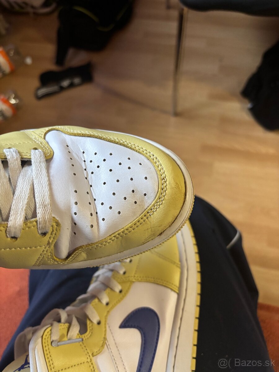 Jordan 1 Mid Lemon Wash Lapis - 3