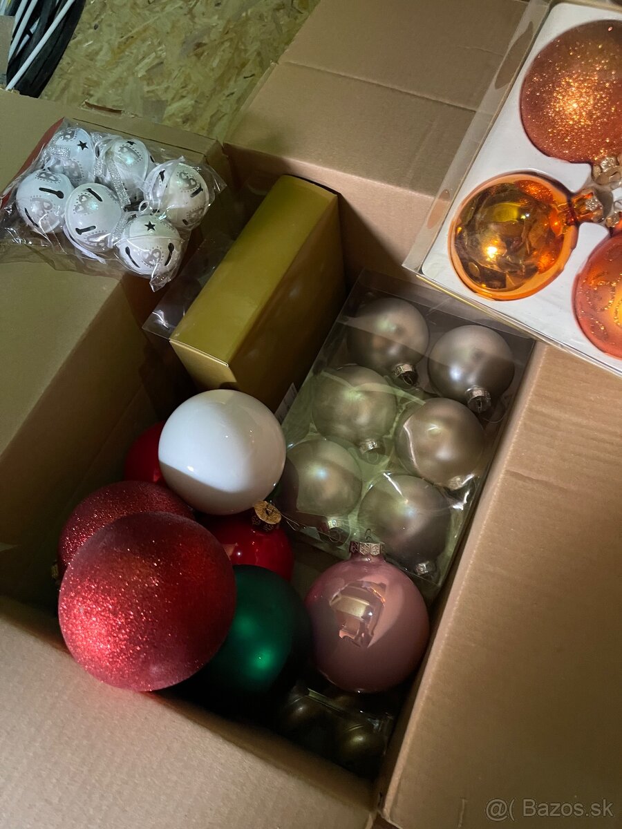 Sklenené Vianočné ozdoby - 3