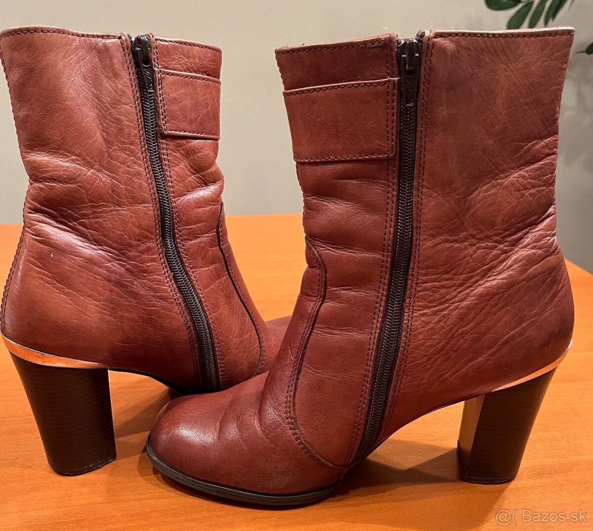 Kožené čižmy, veľ. 38 - 3