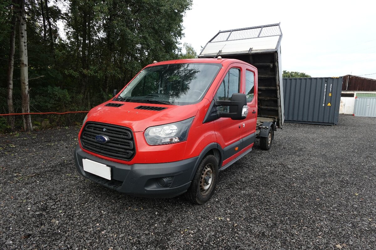 FORD TRANSIT 7MÍST DVOJKABINA 3 STRANNÝ SKLÁPĚČ 2.0TDCI KLIM - 3