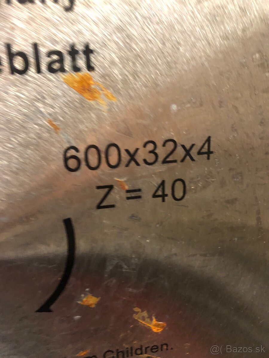 Pílový kotuč bez platkov 600mm Eurotec - 3