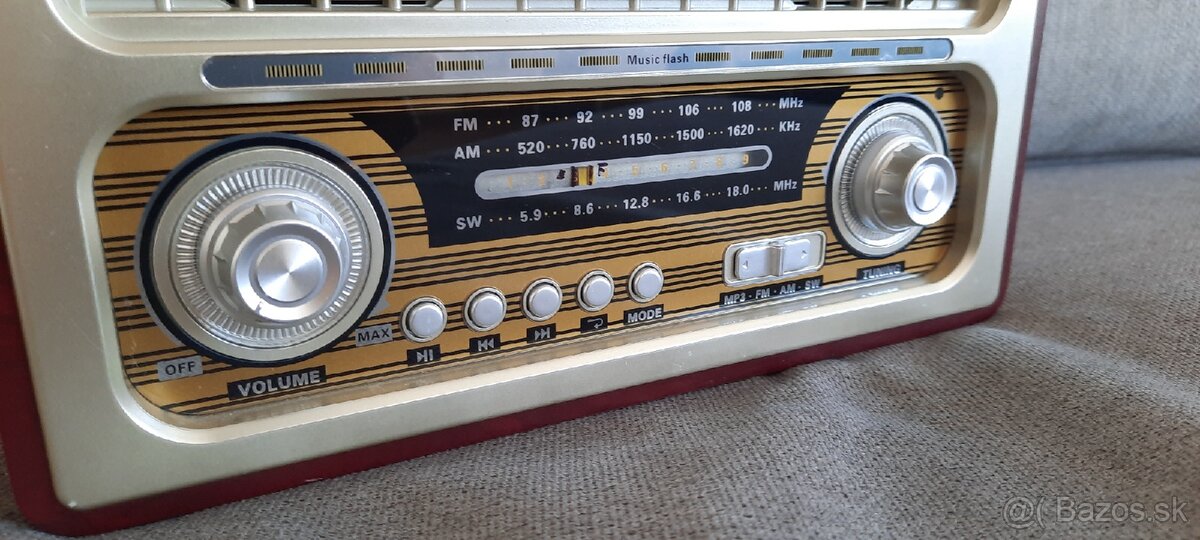 Retro rádio SAL bluetooth USB SD card... - 3