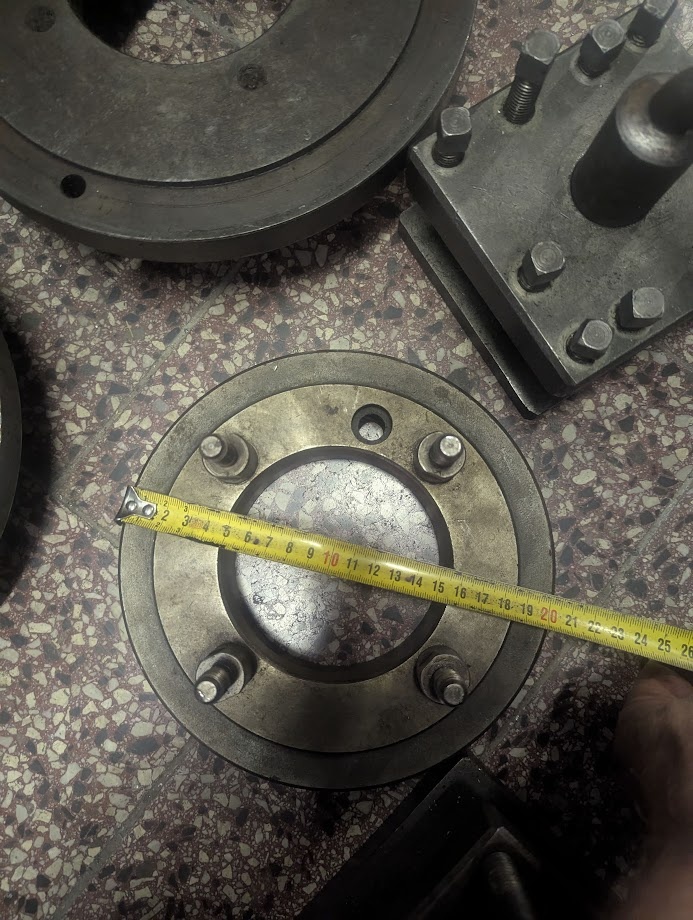 príruba na sústruh,príruba na SV18,nožová hlava,nožovka,SN50 - 3