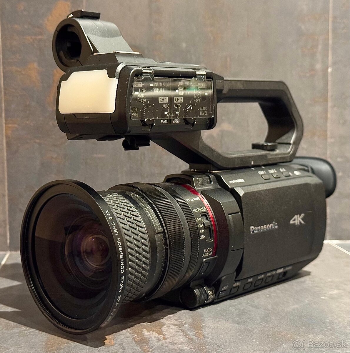 4K kamera Panasonic HC-X2000 + Raynox 0.7 Wide + CINE-X CPL - 3