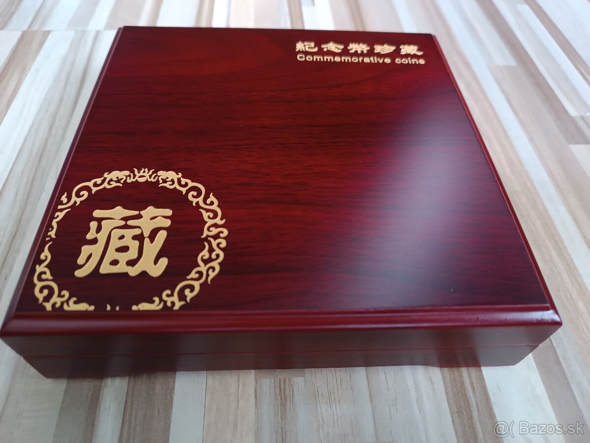 Kazeta 5€ minca,euro, fauna a flóra ,vlk, včielka,kamzík... - 3