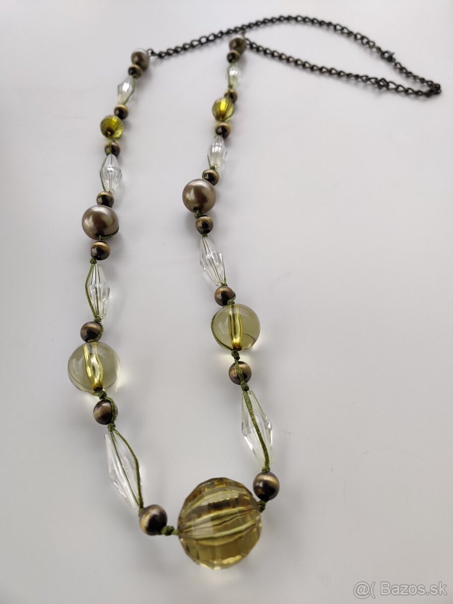 Dlhý korálkový náhrdelník - 3