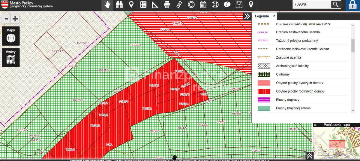 Romantický 900m2 pozemok v Prešove aj s prístupovou cestou ( - 3