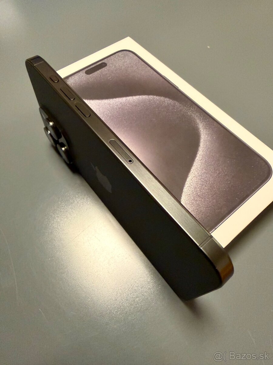 Predám iPhone 15 Pro Max, Black Titanium, 256GB. - 3