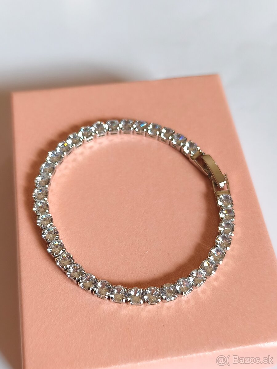 Tenisový náramok zo striebra 925 - 3