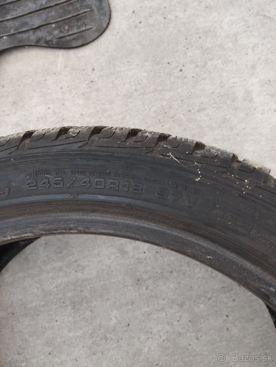 Predám zimné pneu Goodyear 245/40 r18 97v - 3
