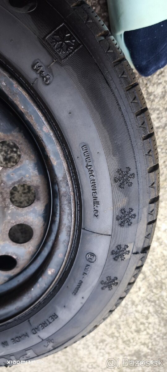 Predám zimné pneumatiky PNEU VRANÍK 175/65 R14 82T - 3