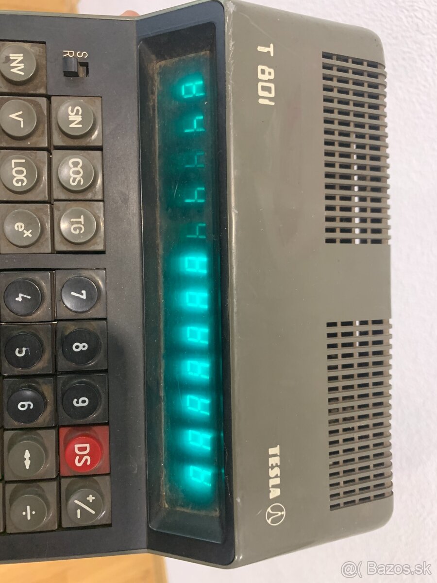 Tesla T801 - itron kalkulačka - 3