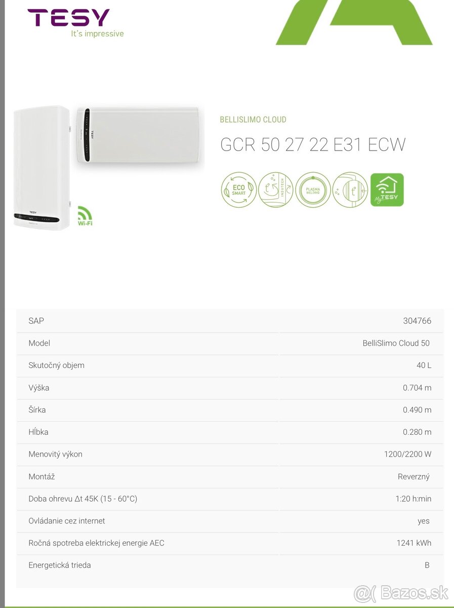 Elektricky bojler (nový /zabaleny) v záruke - 3