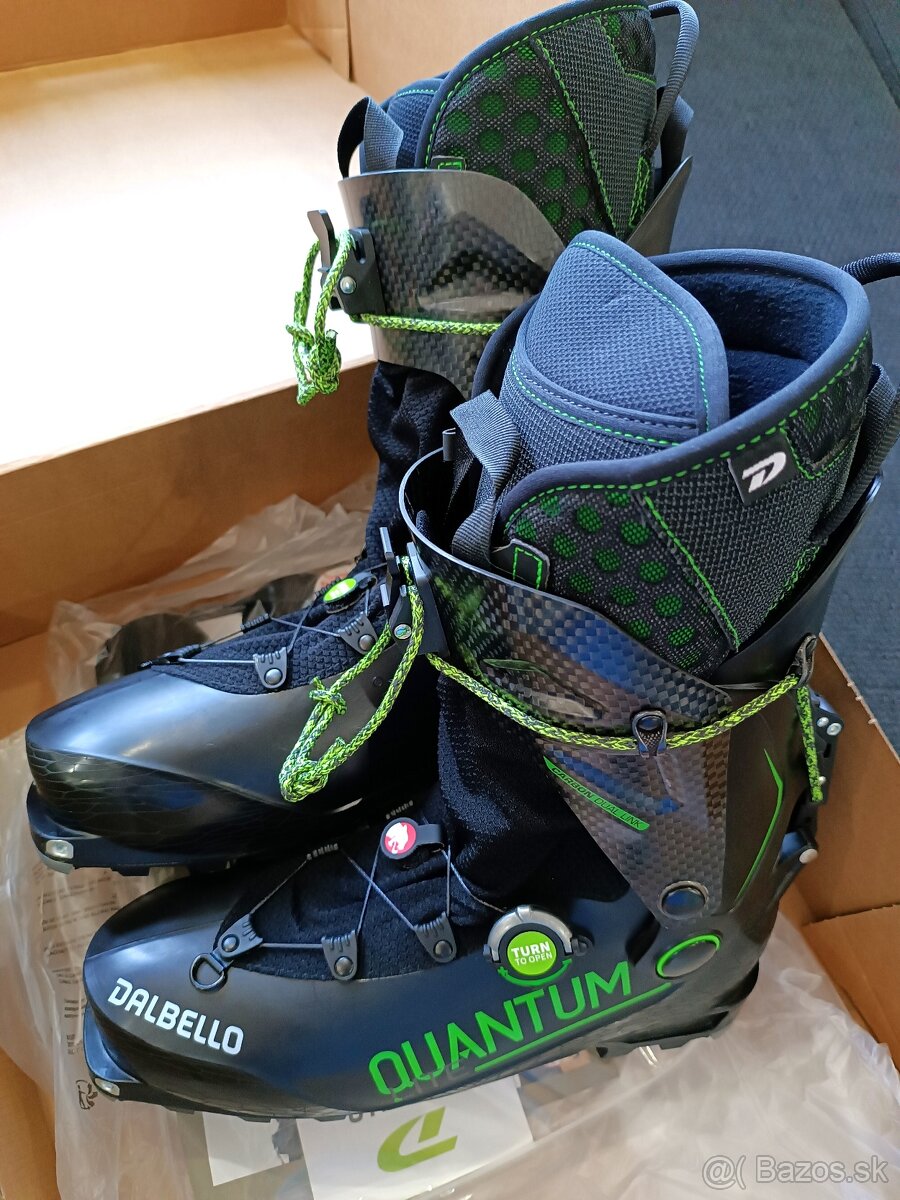 SKIALPOVÉ LYŽIARKY DALBELLO QUANTUM LITE UNI BLACK CARBON 29 - 3