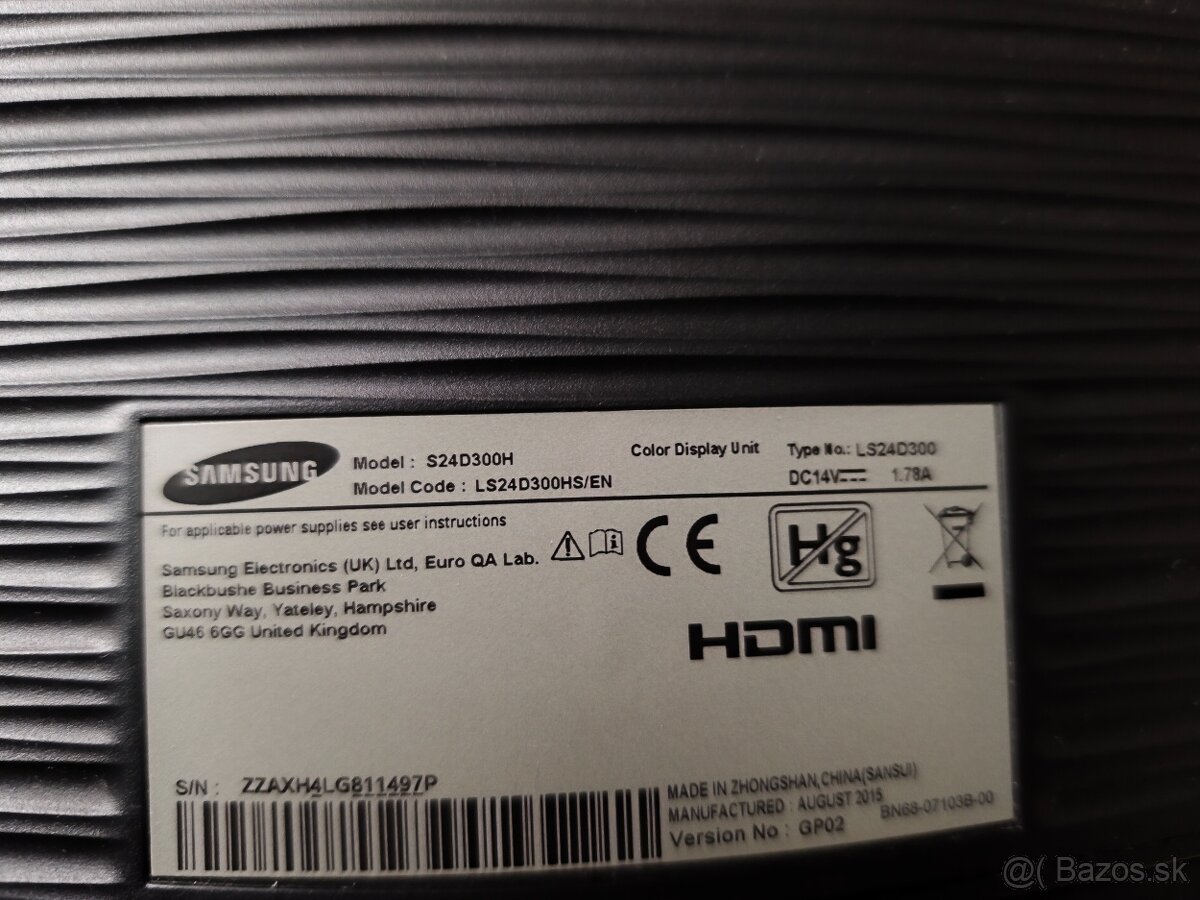 Monitor Samsung 24" - 3