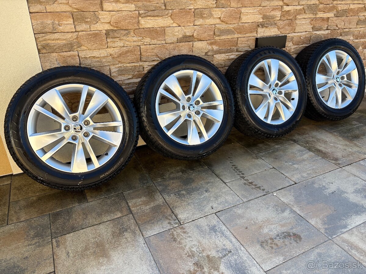 ZIMNÁ SADA SKODA 5x112 R18 + ZIMNÉ PNEU 235/55 R18 - 3